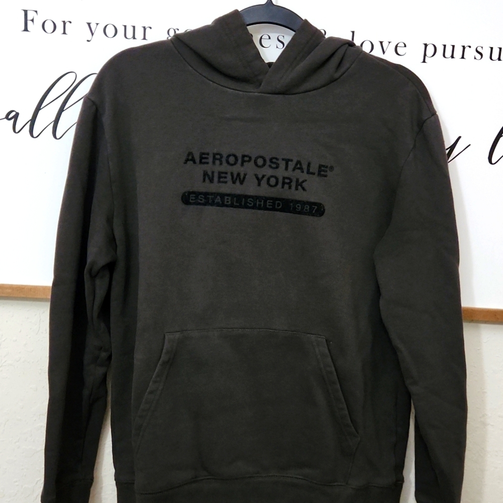 Hollister Men's Crewneck Sweater - Dark Gray